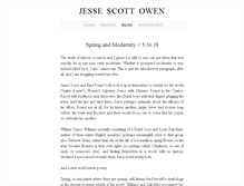 Tablet Screenshot of jessescottowen.blogspot.com