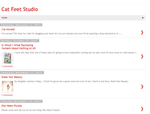 Tablet Screenshot of catfeetstudio.blogspot.com
