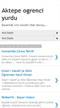 Mobile Screenshot of aktepeogrenciyurdu.blogspot.com