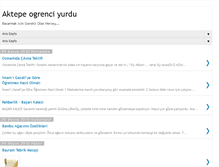 Tablet Screenshot of aktepeogrenciyurdu.blogspot.com