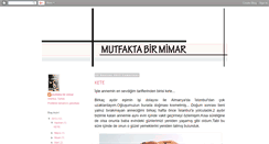 Desktop Screenshot of mutfaktabirmimar.blogspot.com