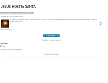 Tablet Screenshot of jesushostiasanta.blogspot.com