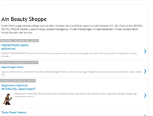 Tablet Screenshot of ainbeautyshoppe.blogspot.com