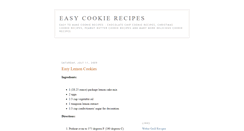 Desktop Screenshot of easy-cookie-recipes.blogspot.com