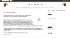 Desktop Screenshot of lawdawglib.blogspot.com