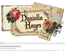 Tablet Screenshot of daniellahayes.blogspot.com