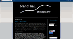 Desktop Screenshot of brandihallphoto.blogspot.com