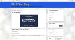 Desktop Screenshot of bpldteens.blogspot.com