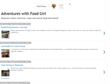 Tablet Screenshot of foodgirladventures.blogspot.com