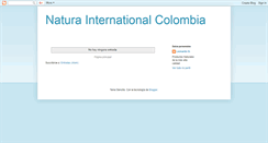 Desktop Screenshot of naturaencolombia.blogspot.com