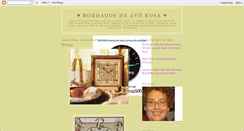 Desktop Screenshot of bordadosdavovo.blogspot.com