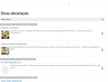 Tablet Screenshot of ndicas-decoracao.blogspot.com