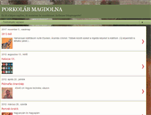 Tablet Screenshot of porkolabmagdolna.blogspot.com