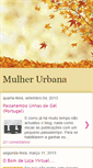 Mobile Screenshot of mulher-urbana.blogspot.com