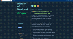 Desktop Screenshot of historyofmexico-groupa.blogspot.com