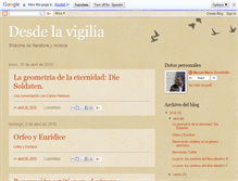 Tablet Screenshot of desdelavigilia.blogspot.com