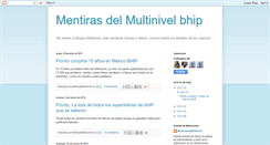 Desktop Screenshot of mentirasdelmultinivel.blogspot.com