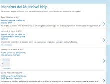 Tablet Screenshot of mentirasdelmultinivel.blogspot.com