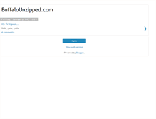 Tablet Screenshot of buffalounzipped.blogspot.com