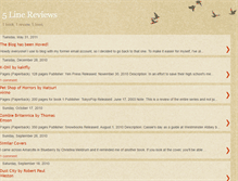 Tablet Screenshot of 5linereviews.blogspot.com