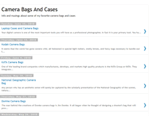 Tablet Screenshot of camerabagsandcases.blogspot.com