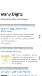 Mobile Screenshot of manydigits.blogspot.com