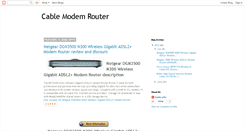 Desktop Screenshot of cablemodemrouters.blogspot.com