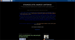 Desktop Screenshot of evangelistamarcoantonio.blogspot.com