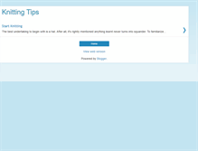 Tablet Screenshot of knitting-tips-and-tricks.blogspot.com