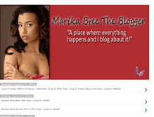 Tablet Screenshot of marikabreeblogging.blogspot.com