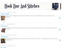 Tablet Screenshot of hooklineandstitches.blogspot.com