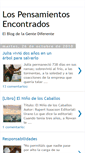 Mobile Screenshot of lospensamientosencontrados.blogspot.com