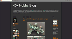 Desktop Screenshot of 40khobbyblog.blogspot.com