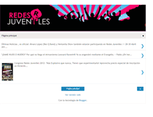 Tablet Screenshot of eventosredesjuveniles.blogspot.com