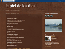 Tablet Screenshot of lapieldelosdias.blogspot.com