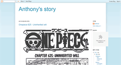 Desktop Screenshot of anthony296.blogspot.com