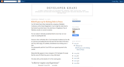 Desktop Screenshot of developerkhani.blogspot.com