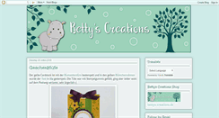 Desktop Screenshot of bettys-creations.blogspot.com
