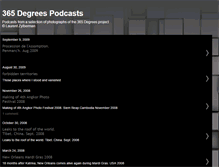 Tablet Screenshot of 365degres-podcast.blogspot.com