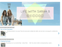 Tablet Screenshot of lifewithsarahb.blogspot.com