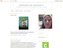 Tablet Screenshot of designsbydenisec.blogspot.com