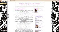 Desktop Screenshot of cedarcityarnoldfam.blogspot.com