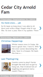 Mobile Screenshot of cedarcityarnoldfam.blogspot.com