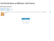 Tablet Screenshot of orchidshowbethune.blogspot.com