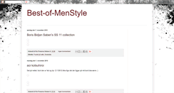 Desktop Screenshot of bestofmenstyle.blogspot.com