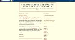 Desktop Screenshot of dangerous-daring-blog.blogspot.com