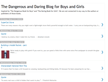 Tablet Screenshot of dangerous-daring-blog.blogspot.com