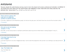 Tablet Screenshot of antizionist-antizionist.blogspot.com