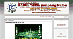 Desktop Screenshot of pesantren-darulamal.blogspot.com