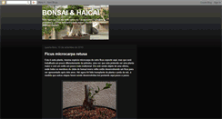 Desktop Screenshot of bonsaihaicai.blogspot.com